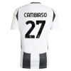 Maglia ufficiale Juventus Cambiaso 27 Casa 2024-25 per Uomo